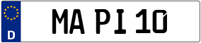 Truck License Plate